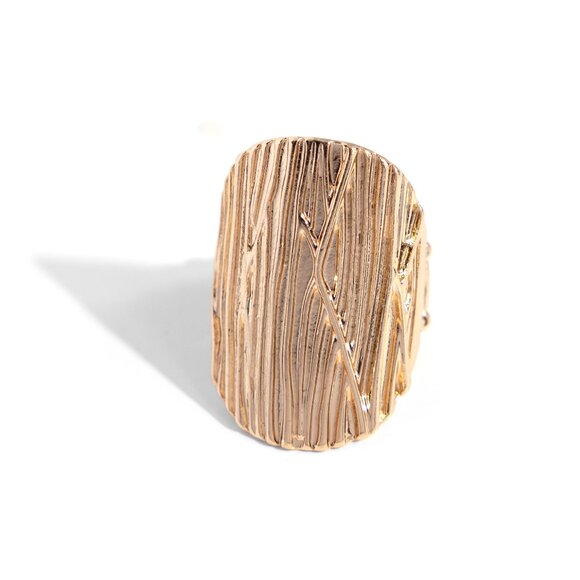 Thrilling Timber - Gold Ring - Picture 2 of 2